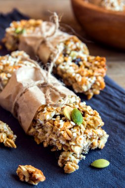 ev yapımı granola barlar