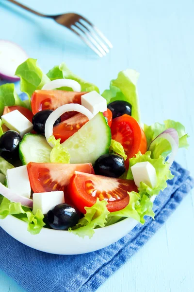 Ensalada griega con feta —  Fotos de Stock