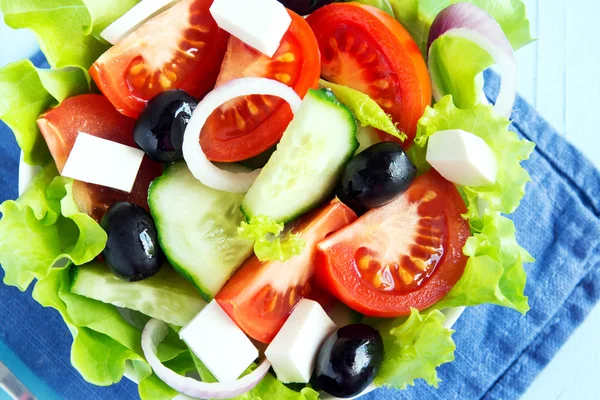Salade grecque à la feta — Photo
