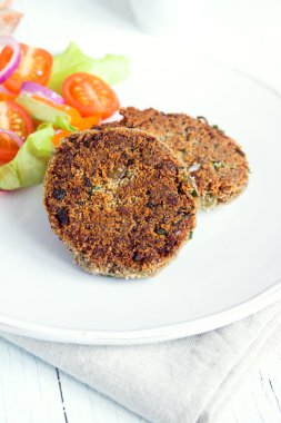 Vejetaryen mercimek burger