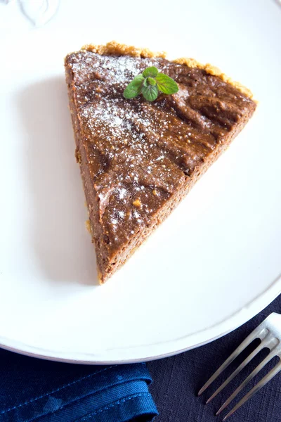 Tarte au chocolat maison — Photo