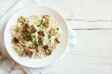 Mantar (champignon) risotto