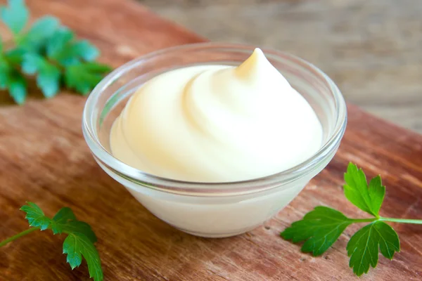 Mayonnaise sauce bio — Photo