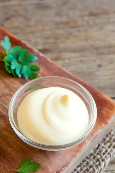 Mayonaise organische saus — Stockfoto