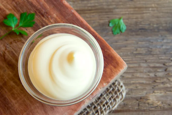 Mayonnaise sauce bio — Photo