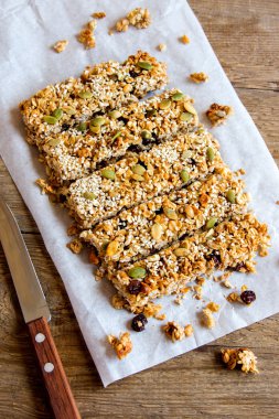 ev yapımı granola barlar