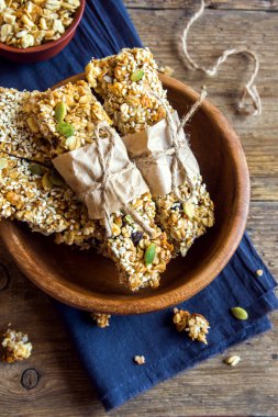 ev yapımı granola barlar