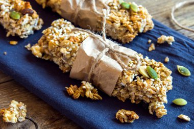 ev yapımı granola barlar