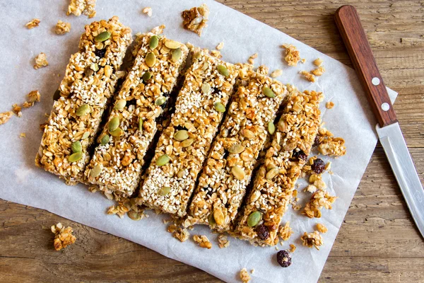 Barras de granola caseras — Foto de Stock