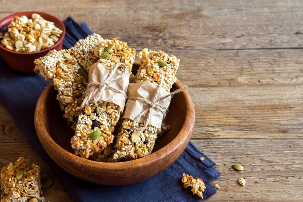 Barras de granola caseras — Foto de Stock