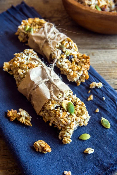 Barras de granola caseras — Foto de Stock