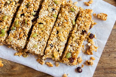 ev yapımı granola barlar