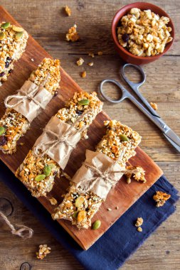 ev yapımı granola barlar