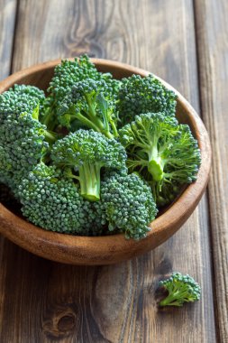 Organik çiğ brokoli 