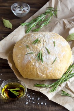 rosemary ile ciabatta ekmeği
