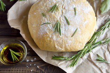 rosemary ile ciabatta ekmeği