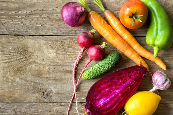 Assortiment biologische groenten — Stockfoto