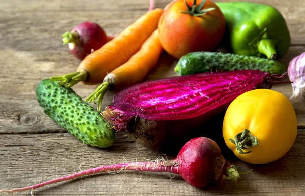 Assortiment biologische groenten — Stockfoto