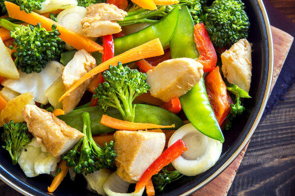 stir fry with chicken