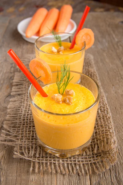 Carrot smoothi — Stock Photo, Image