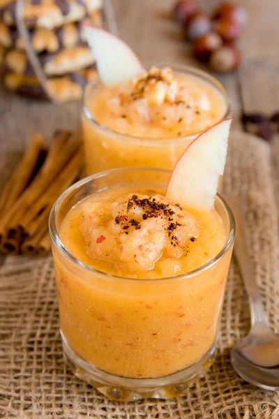 Apple smoothi desert — Stock Photo, Image