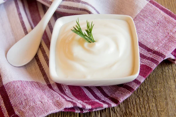 Sour cream — Stock Photo, Image