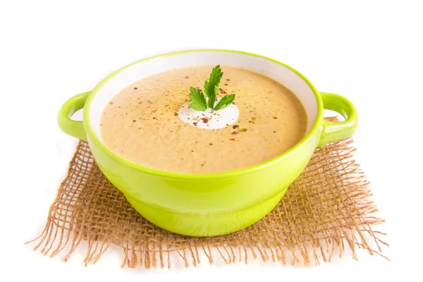 Mushroom cream soup — Stock Photo, Image