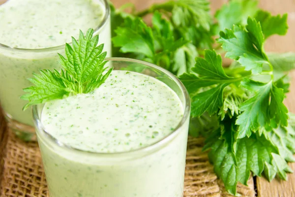 Smoothie verde — Fotografia de Stock