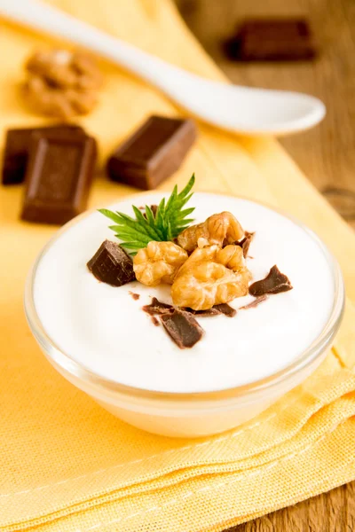 Reczniczki z czekoladą i orzechami — Zdjęcie stockowe