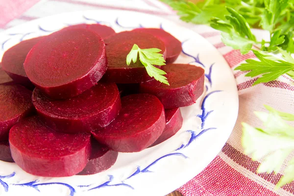 Sliced beetroot — Stock Photo, Image