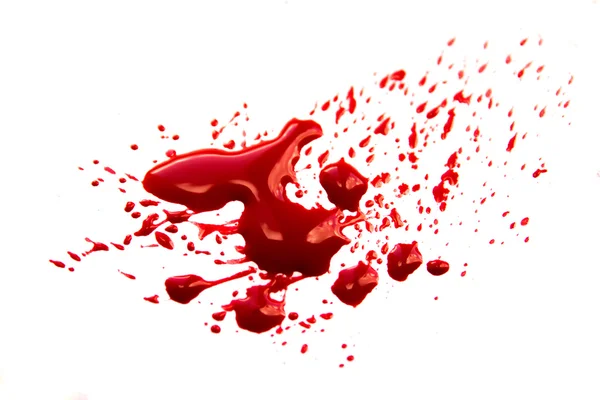 Schizzi di sangue — Foto Stock