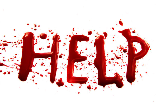 Кровавое слово "помощь"
