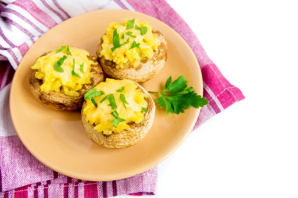 Champiñones rellenos — Foto de Stock