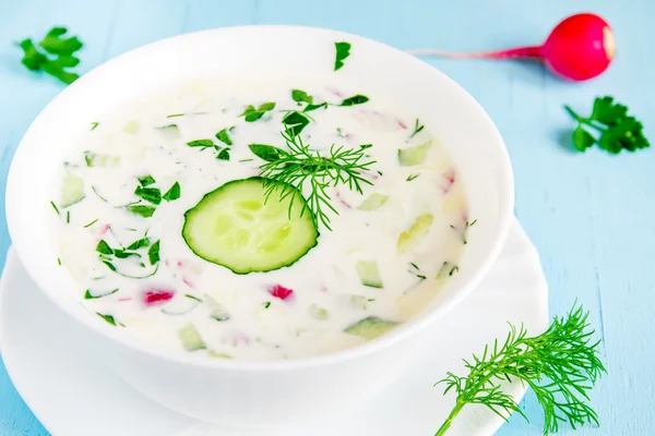 Sopa fría de verano — Foto de Stock