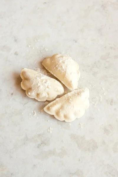 Raw dumplings — Stock Photo, Image