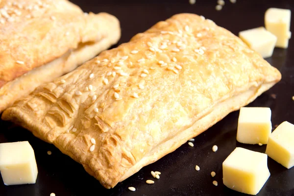Peynirli ekmek puf — Stok fotoğraf