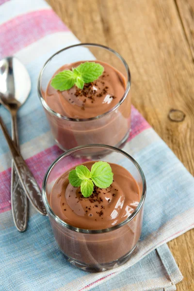 Mousse al cioccolato — Foto Stock