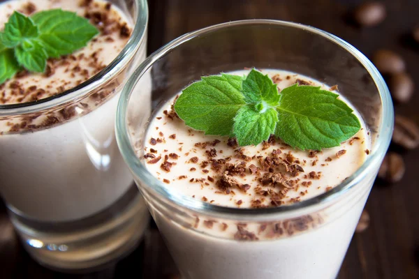 Panna al cioccolato Cotta — Foto Stock