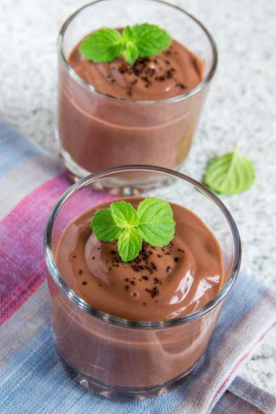 Chocolate mousse — Stock Photo, Image