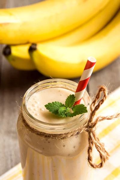 Banana smoothie — Stock Photo, Image