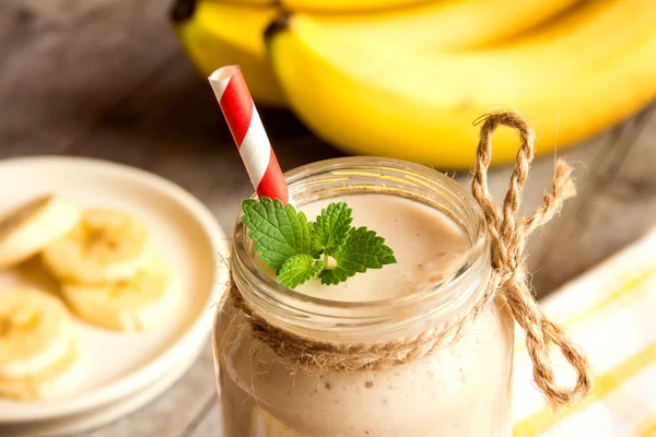 Banana smoothie — Stock Photo, Image