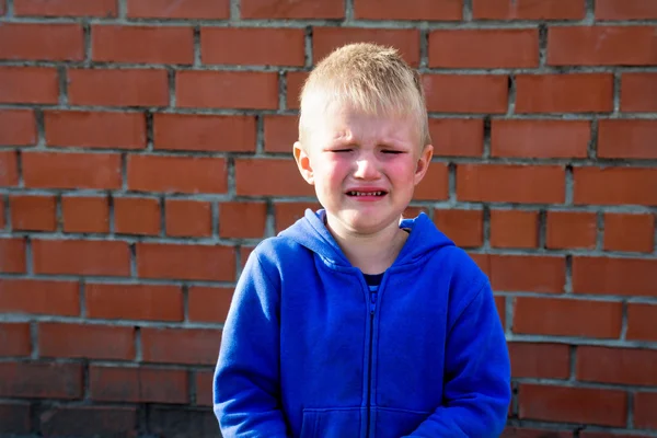 Crying upset child — Stock Photo, Image