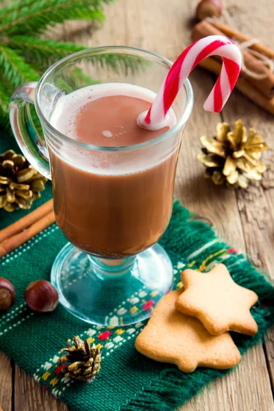 Natal chocolate quente — Fotografia de Stock