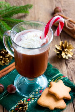 pepperment sıcak çikolata çerezler ile