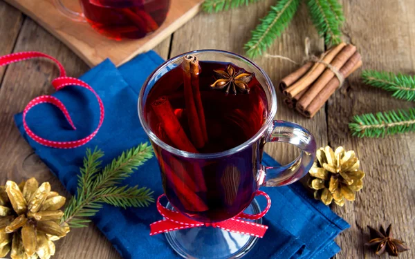 Vinho quente para o Natal — Fotografia de Stock