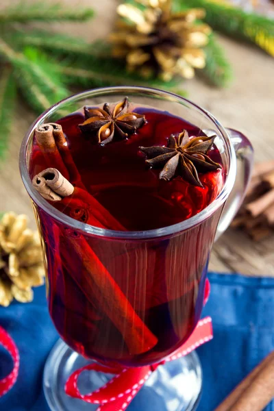 Vinho quente para o Natal — Fotografia de Stock