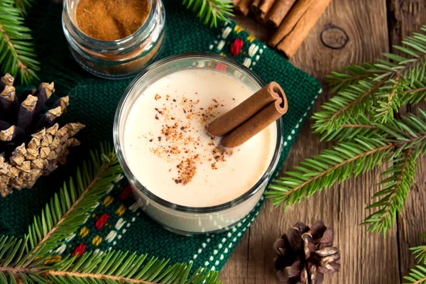 Fahéjas eggnog — Stock Fotó