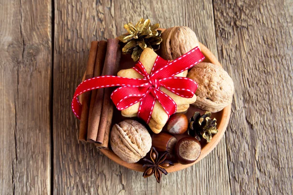 Christmas gingerbread cookies — Stock Photo, Image