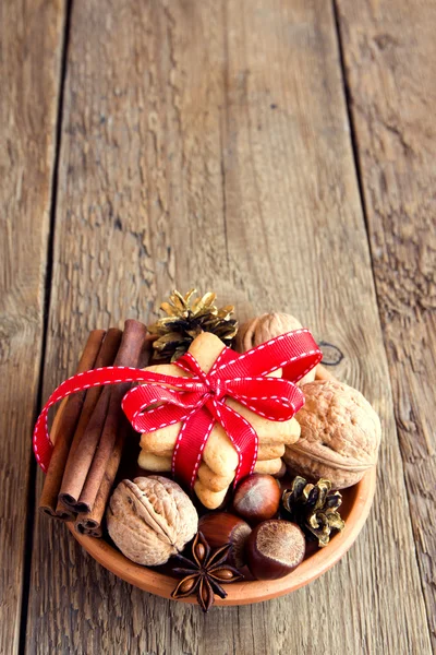 Christmas gingerbread cookies — Stock Photo, Image