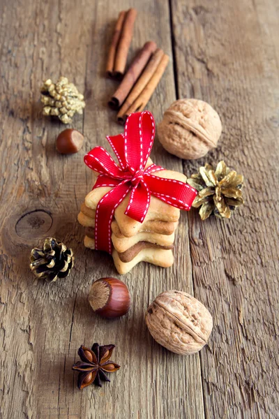 Biscoitos de gengibre de Natal — Fotografia de Stock